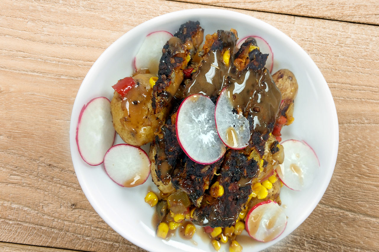 Black Bean Burger Bowl